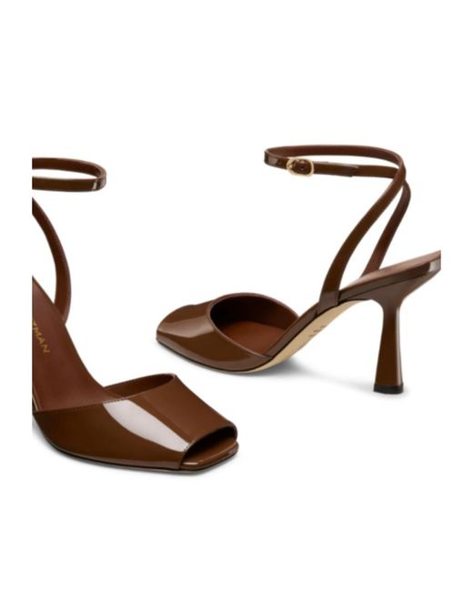 Stuart Weitzman Brown Val Sandal 85