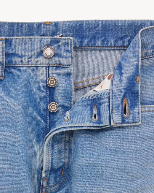 Saint Laurent Blue Mick Long Jeans for men