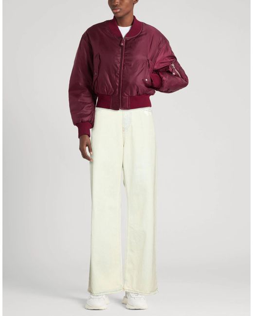 DIESEL White Denim Trousers