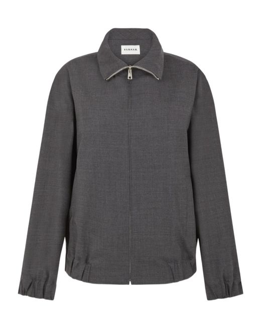 P.A.R.O.S.H. Gray Wool Bomber Jacket