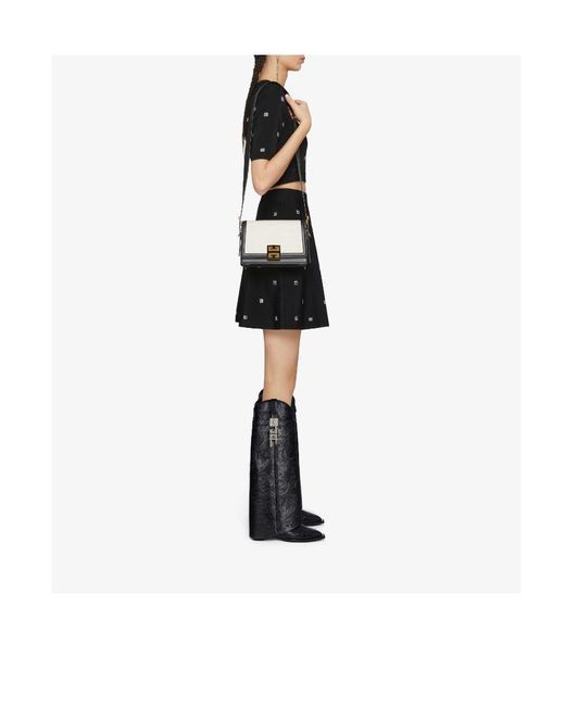 Givenchy Black Shark Lock Western Boots