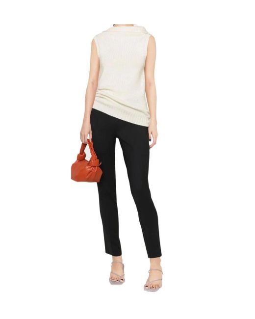 P.A.R.O.S.H. Gray Mid-Rise Tapered Virgin Wool Trousers
