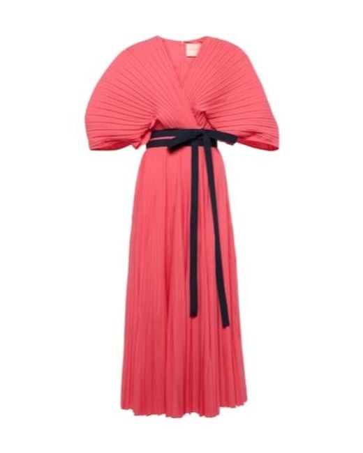 Roksanda Pink Vendita Belted Midi Dress