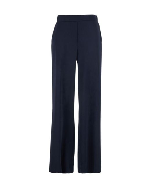 P.A.R.O.S.H. Blue Wide-Leg Trousers