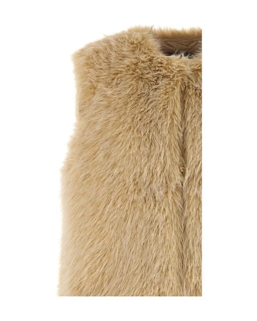 Herno Natural Gilet Fur