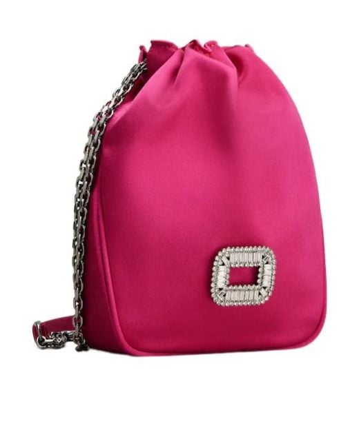 Roger Vivier Red Pilgrim Mini Bag