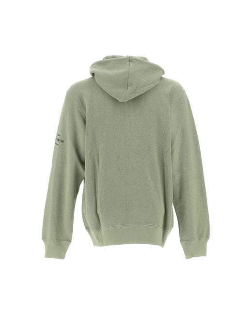 Helmut Lang Green Long Sleeved Hooded Jacket for men