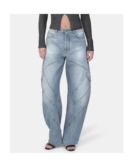Amiri Blue Panelled Jeans