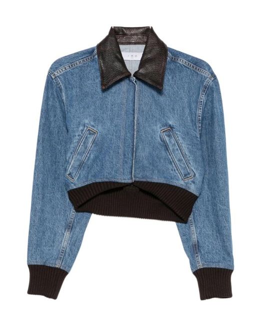 IRO Blue Long-Sleeve Denim Jacket