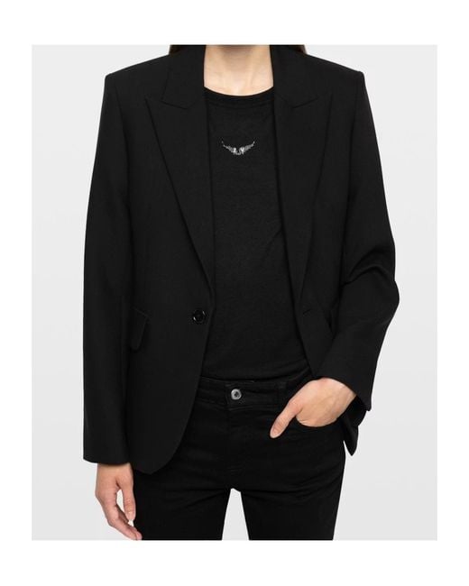 Zadig & Voltaire Blue Vavy Blazer
