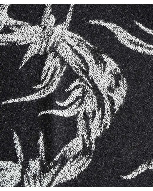 Givenchy Black Pattern Printed Scarf for men