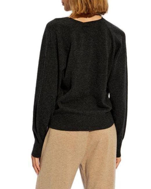 Stella McCartney Black Chain-Link Detailed Jumper