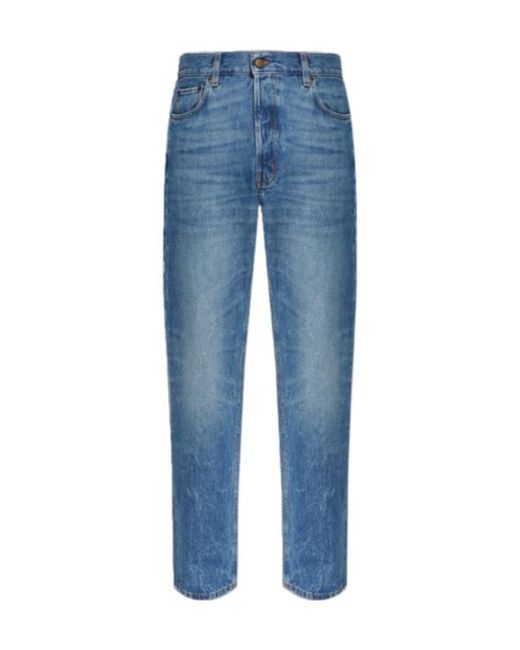 Haikure Blue Straight-Leg Jeans for men