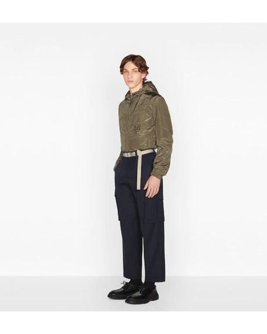 Dior Green Logo Casual Jacket for men