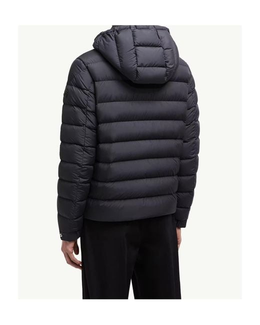 Moncler Black Arneb Hooded Short Down Jacket for men