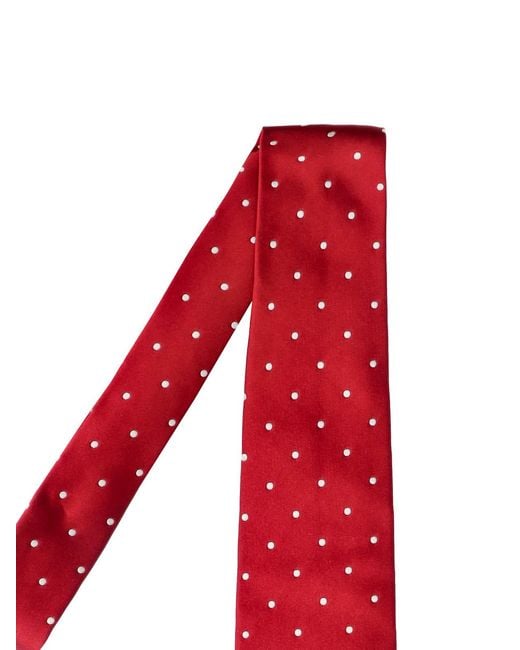 Tom Ford Red Pointed Tie for men