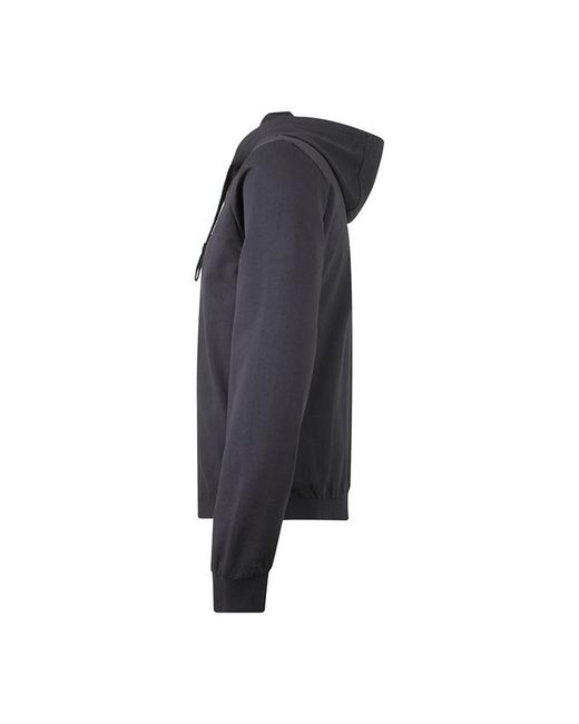 EA7 Blue Long-Sleeved Hooded Casual Jacket for men