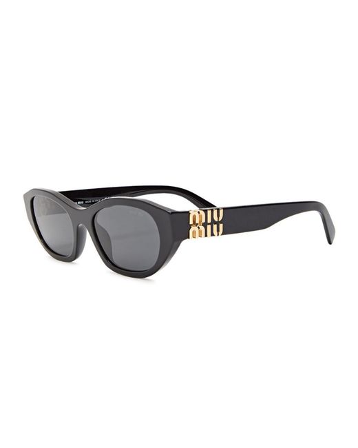 Miu Miu White Versatile Sunglasses