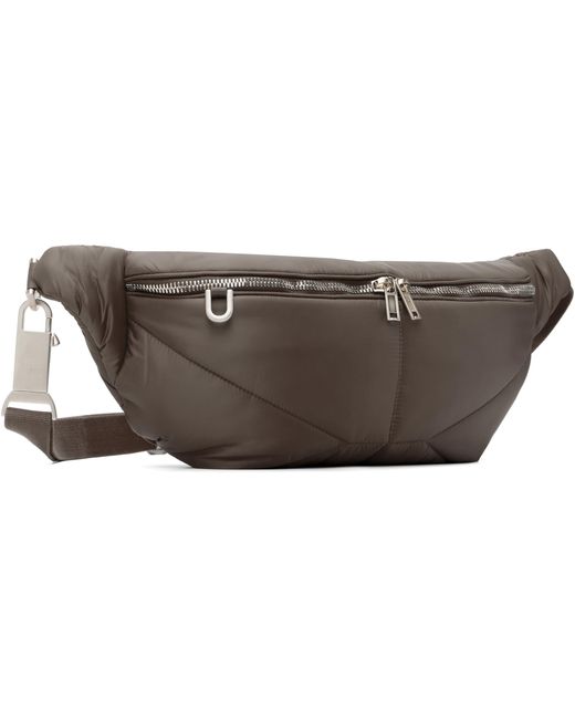 Moncler Brown Rick Owens Moncler Quilted Belt Bag for men