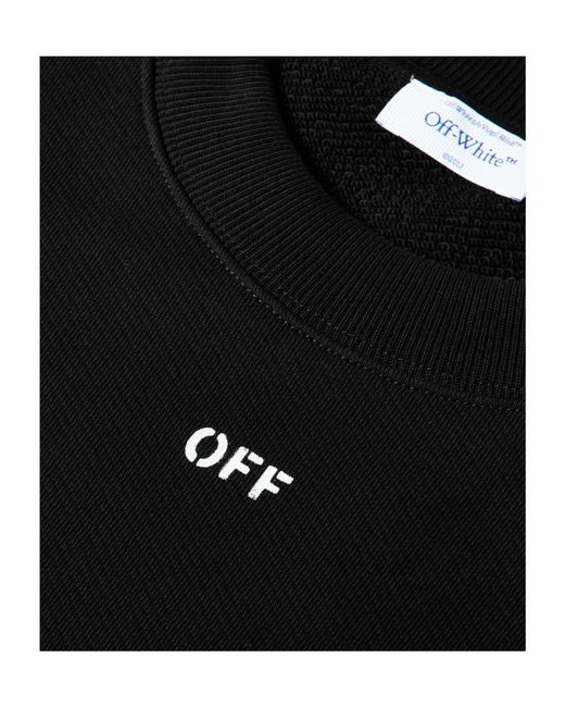 Off-White c/o Virgil Abloh Black Loose Sweatshirt for men