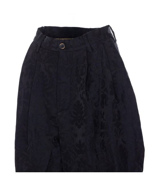 Uma Wang Blue Casual Pants With Belt Loops