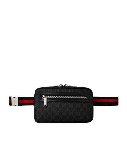 Gucci Black Logo Belt Bag for men