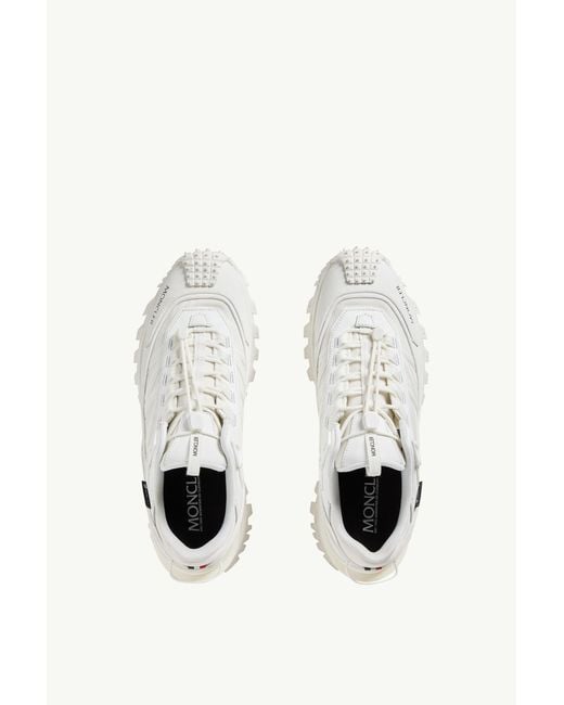 Moncler White Trailgrip Gtx Lace-Up Sneakers