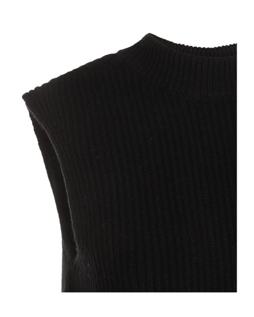Jil Sander Black Sleeveless Down Jacket
