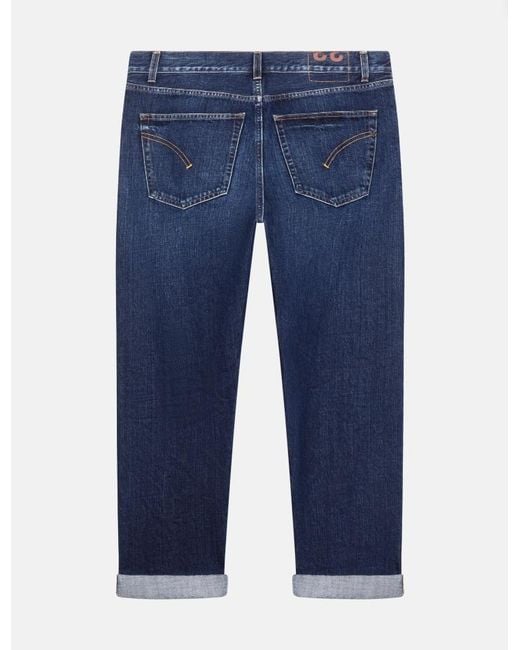Dondup Blue Ervin Loose Fit Jeans for men