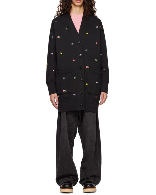 KENZO Black Pixels' Cardigan Dress