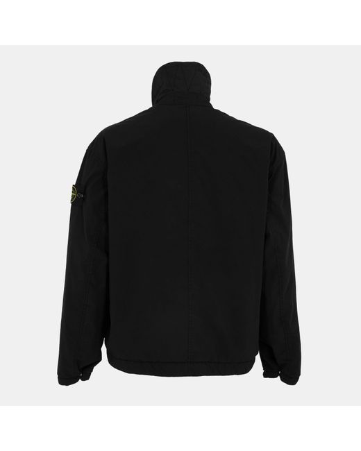 Stone Island Black Solid Jacket for men