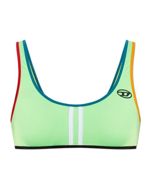 DIESEL Green Jada D Pop Bikini Top