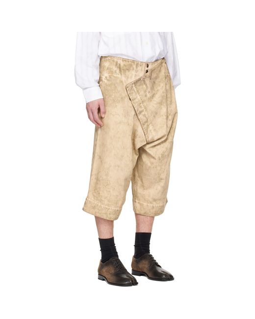 Vivienne Westwood Natural Inferno Denim Shorts for men