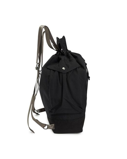 Nanamica Black Zippered Pocket Backpack for men