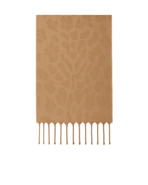 Weekend by Maxmara Natural Jacquard Wool Shawl