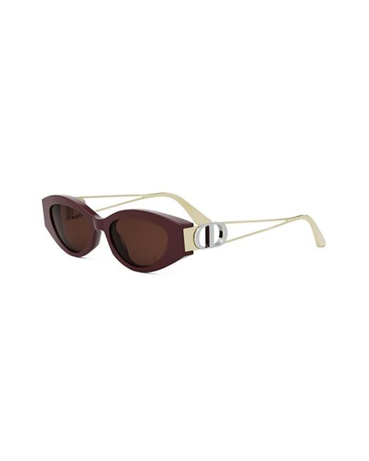 Dior Brown Eyewear Cat-Eye Frame Sunglasses
