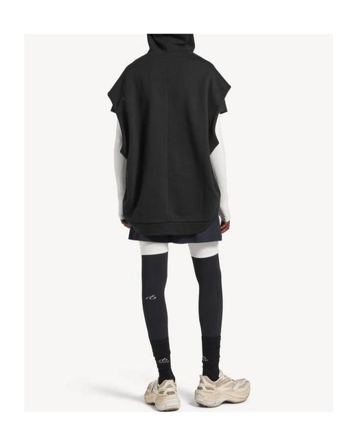 Balenciaga Black Cotton Sleeveless Hoodie for men