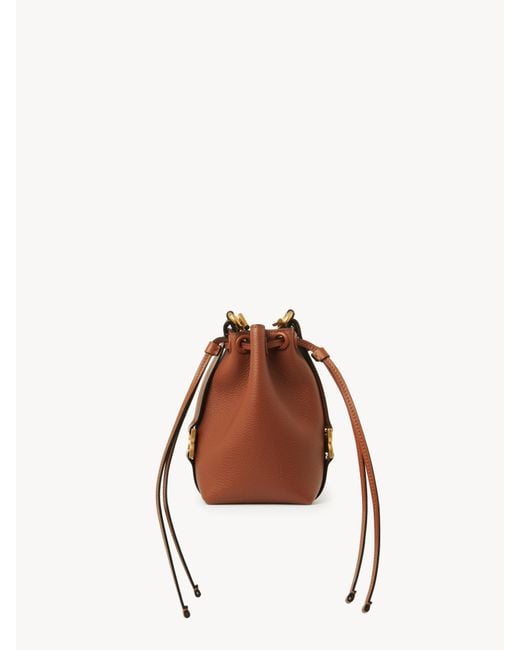 Chloé Brown Chloé Marcie Micro Bucket Bag