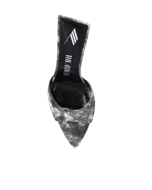 The Attico Metallic The Ester Pointed Toe Mules