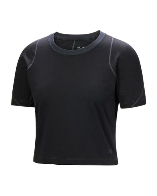 Arc'teryx Black Rula Crew-Neck Short-Sleeve T-Shirt