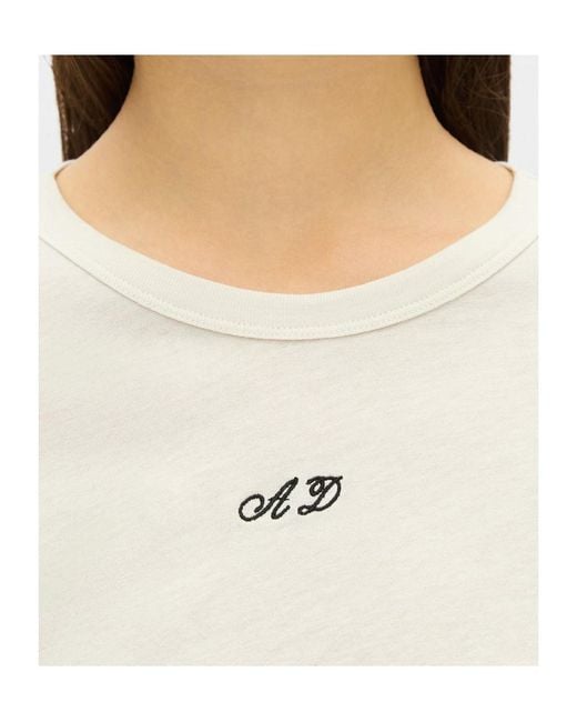 Ann Demeulemeester White Floor T-Shirt