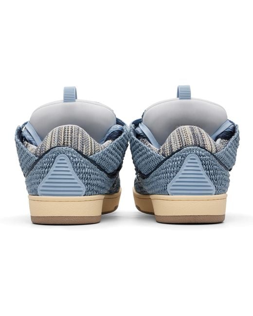 Lanvin Blue Curb Sneakers for men