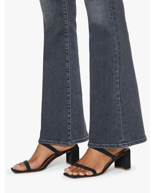 Mother Blue Mid Rise Flare Jeans