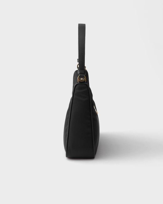 Prada Black Re-Edition 2005 Re-Nylon And Saffiano Mini Bag