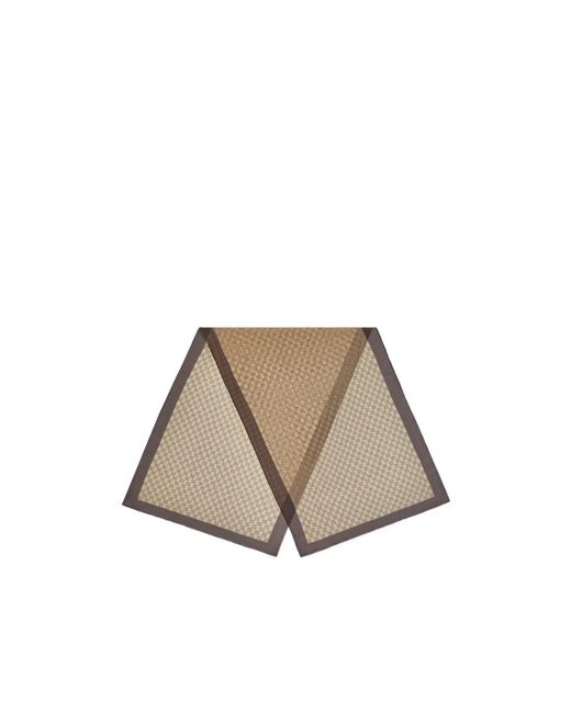 Gucci Natural Printed Silk Chiffon Stole