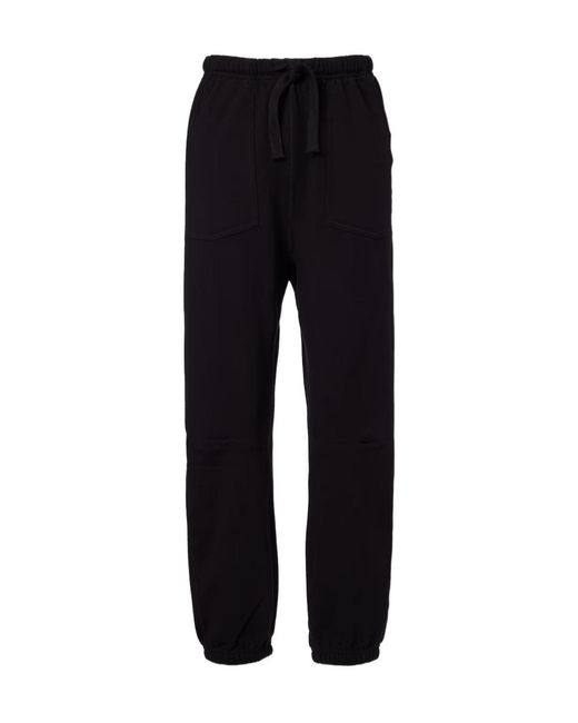 Nili Lotan Black Dulce Drawstring Sweatpants