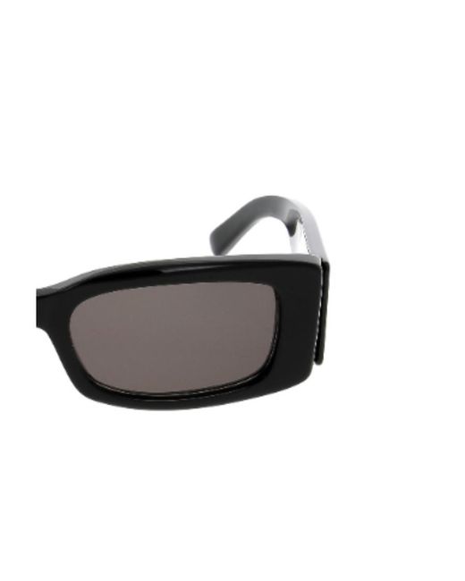 Balenciaga White Eyewear Rectangular Frame Sunglasses