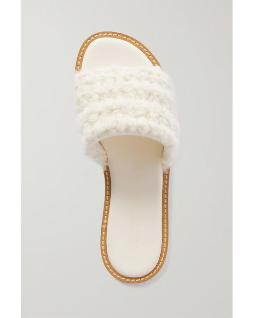 Gabriela Hearst White Ballast Slippers