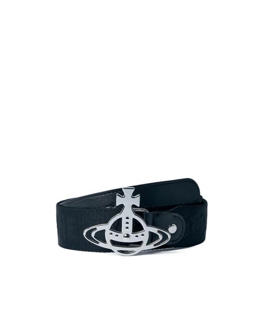 Vivienne Westwood Blue Orb Plaque Belt for men