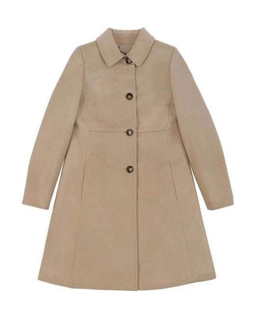 Weekend by Maxmara Natural Single-Breasted Coat
